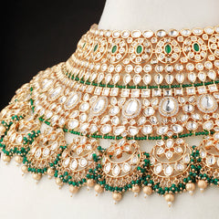 Anjana Bottle Green Set