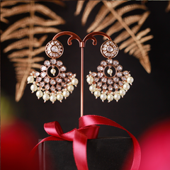 Aarohi Polki Neckline Set