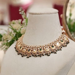 Amisha Green Polki Set