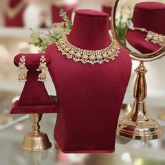 Amisha Pearl Polki Set
