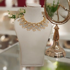 Amrita Grey Polki Set