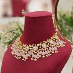 Amrita Pink Polki Set