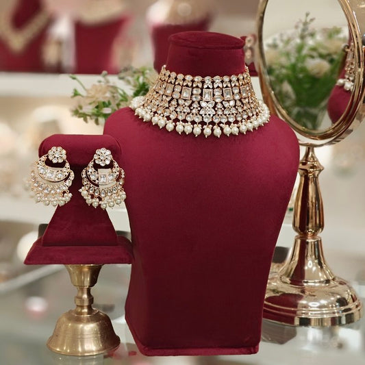 Aadah Polki Choker Set