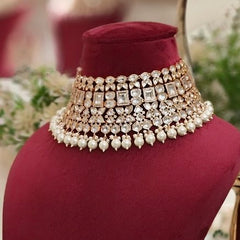 Aadah Polki Choker Set