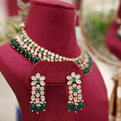 Gauhar Green Neckline Set