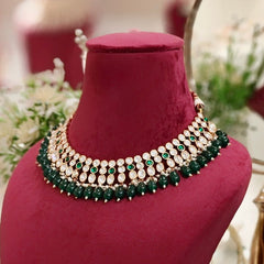 Gauhar Green Neckline Set