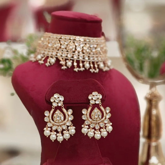 Anshi Polki Choker Set