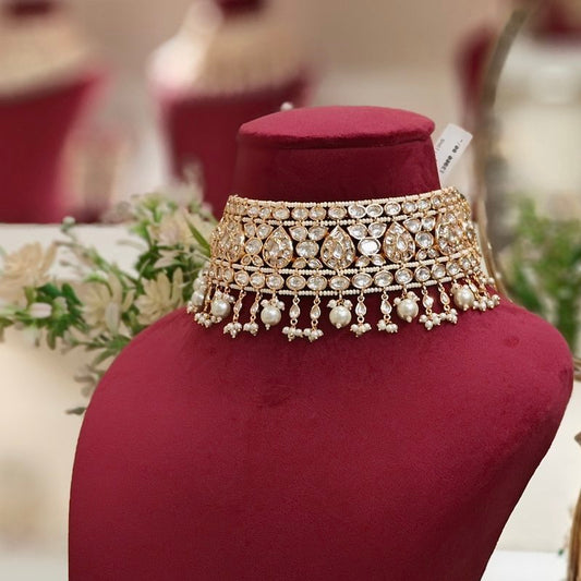 Anshi Polki Choker Set