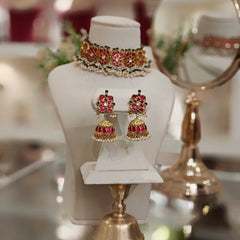 Methali Paachi Kundan Set