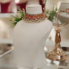 Methali Paachi Kundan Set