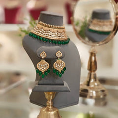 Ganpati Antique Choker Set