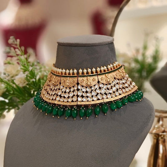 Ganpati Antique Choker Set