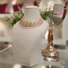 Indali Polki Neckline Set