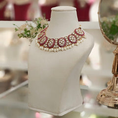 Aradhya Polki Necklace Set