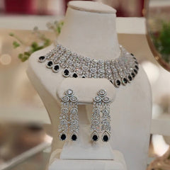 Hezal Royal Blue Necklace set