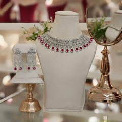 Hezal Ruby Necklace set