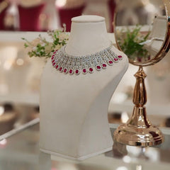 Hezal Ruby Necklace set