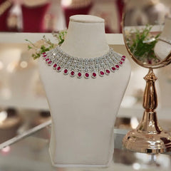 Hezal Ruby Necklace set