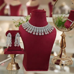 Hezal Pink Necklace set (Pink)