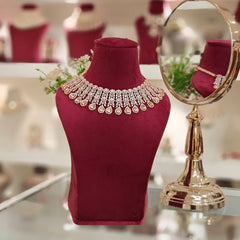 Hezal Champagne Necklace set