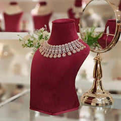 Hezal Champagne Necklace set