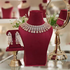 Hezal Champagne Necklace set