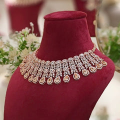 Hezal Champagne Necklace set