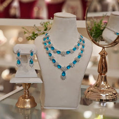 Carol Aqua Necklace set