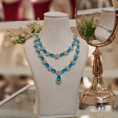 Carol Aqua Necklace set