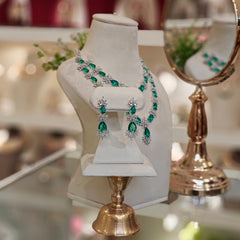 Carol Mint green Necklace set