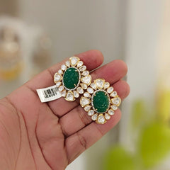 Alina moissanite Studs