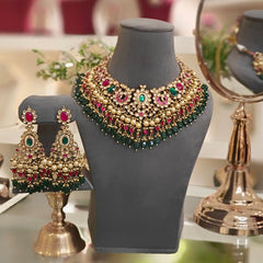 Pakhi Paachi Kundan Set