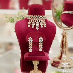 Harini Grey Polki Choker Set Copy