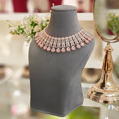 Hezal Pink Necklace set
