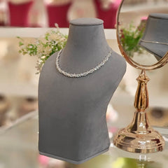 Niasa Cz Neckline set