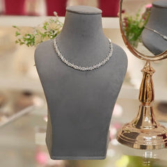 Niasa Cz Neckline set