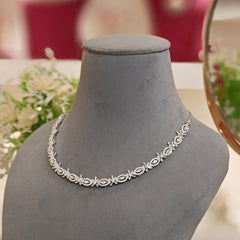 Niasa Cz Neckline set