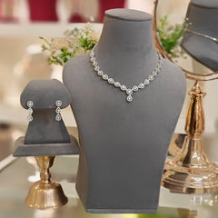 Riama Cz Neckline set