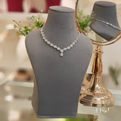 Riama Cz Neckline set
