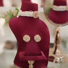 Barkha pink choker set