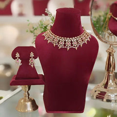 Hansika Pink Polki Set