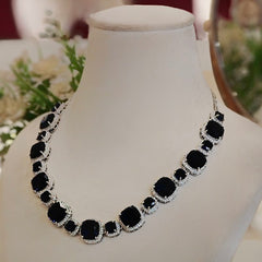 Riva Royal Blue neckline set