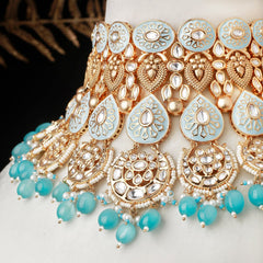 Lipika Aqua bridal set