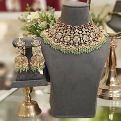 Saundarya mint green set