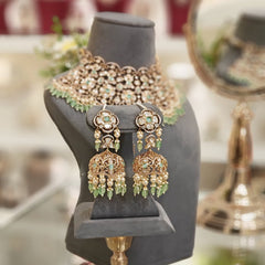 Saundarya mint green set