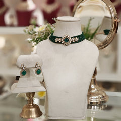 Arunimaa green Choker Set