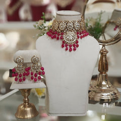 Beela polki choker set