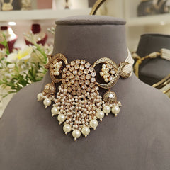 Nivedita pearl choker set