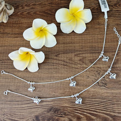 Dilnasheen silver payal