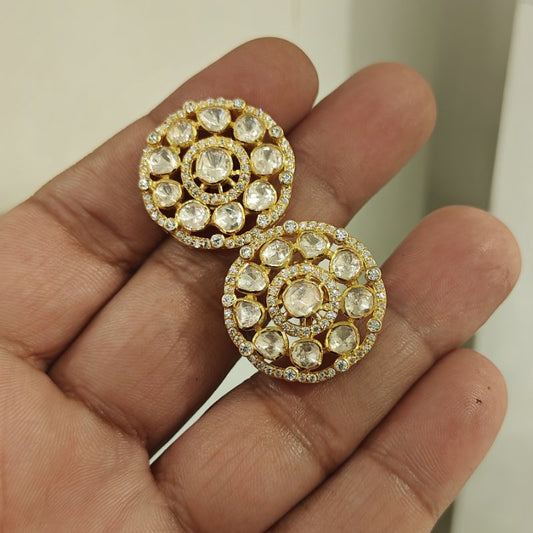 Rahat Moissanite silver Studs